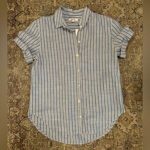 Madewell Slim Central Shirt in Stripe